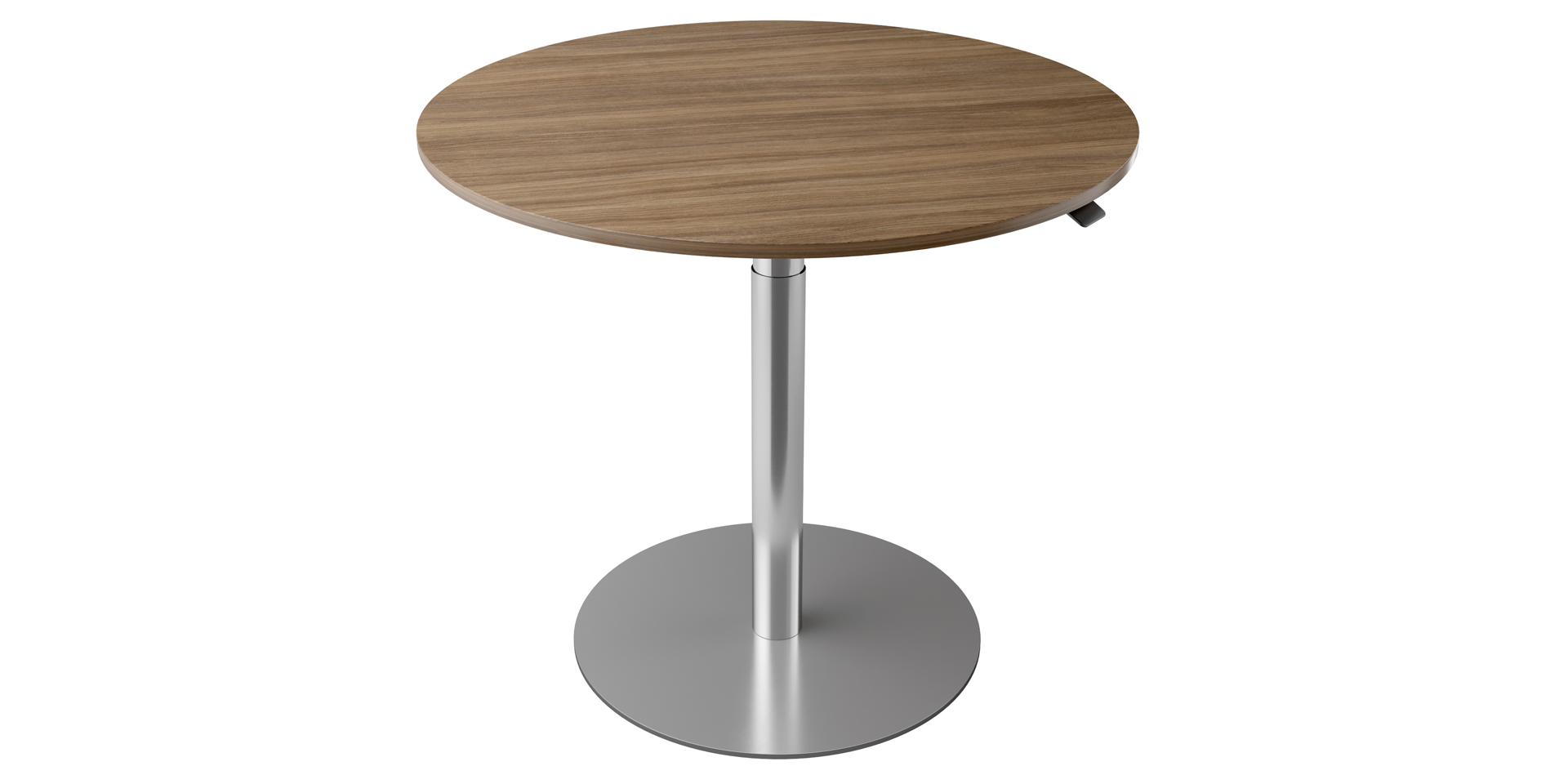Mesa elevable redonda (base de disco)