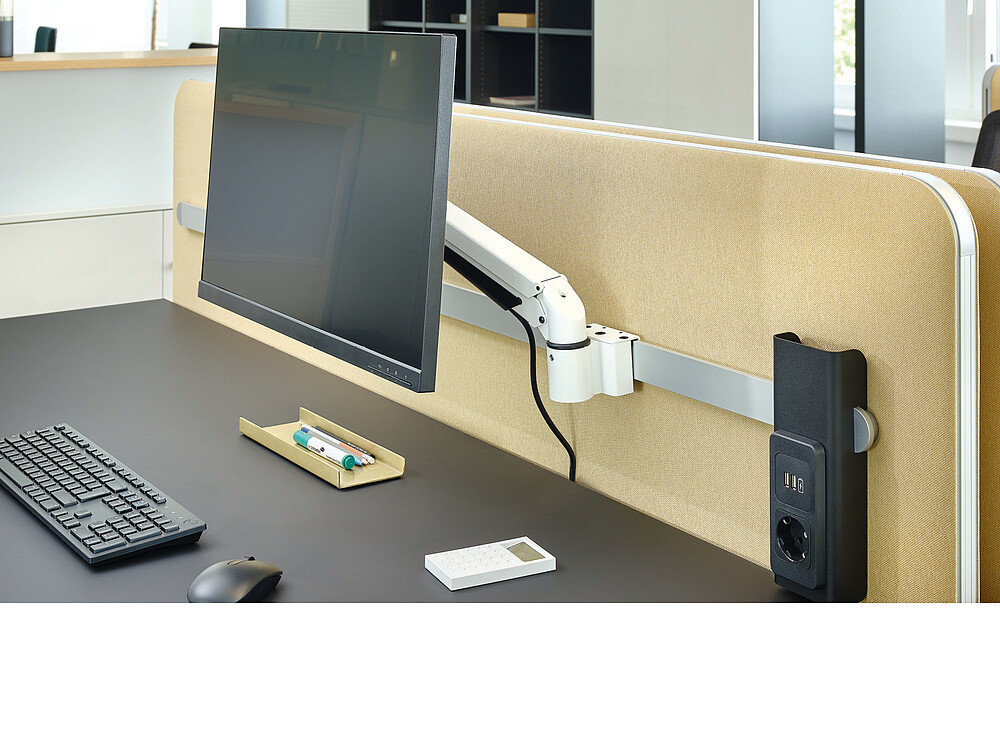 Monitor Arm - Flexible Screen Holder for Ergonomic Working - Sedus
