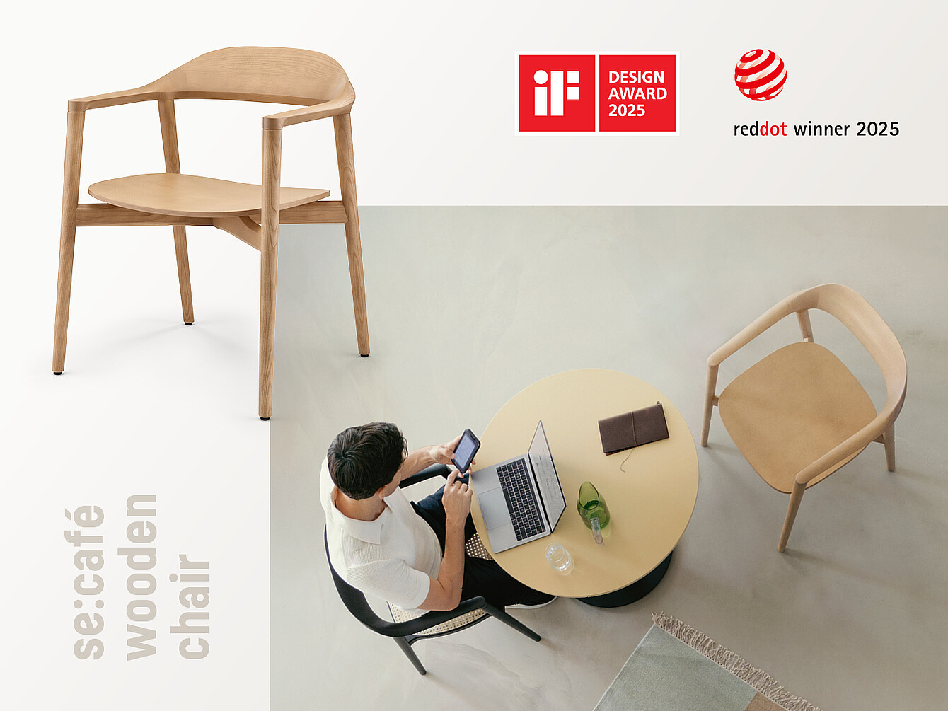 se:cafe wooden chair has won several awards