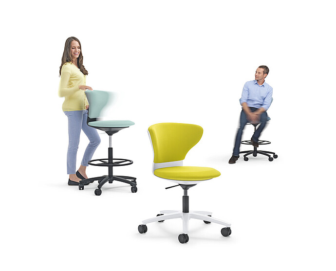 High desk chairs for dynamic teamwork Sedus