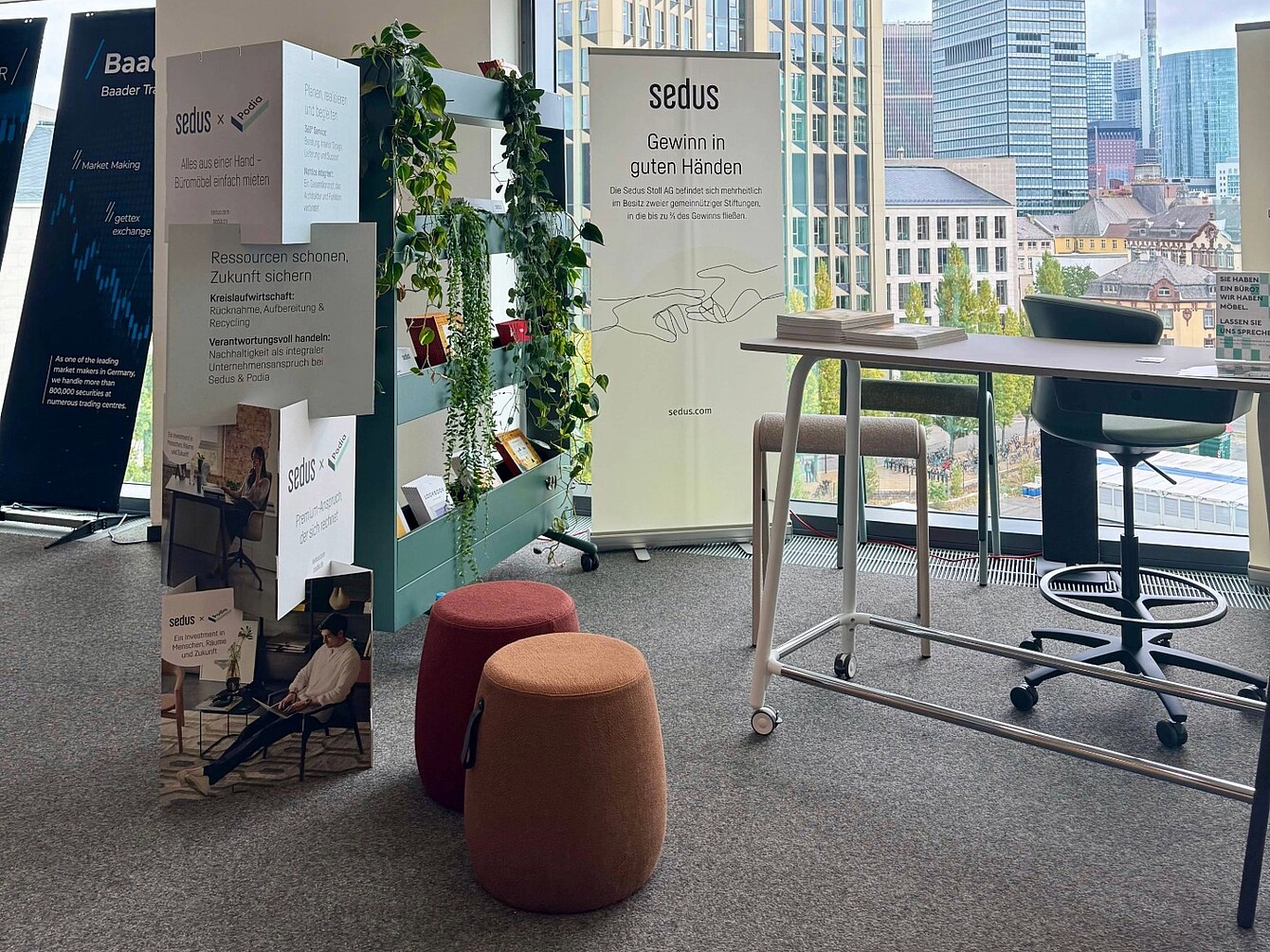 Sedus exhibition stand at the conference