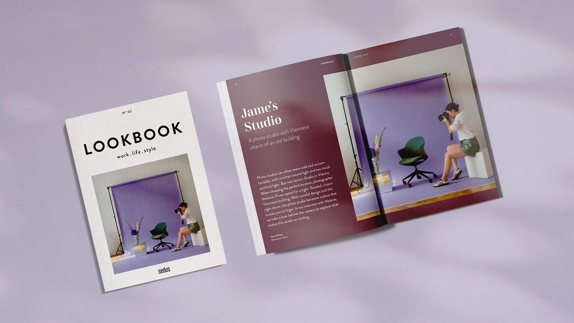 Alles im Zeichen des Kaffees: Das Sedus LOOKBOOK N° 02 ist da