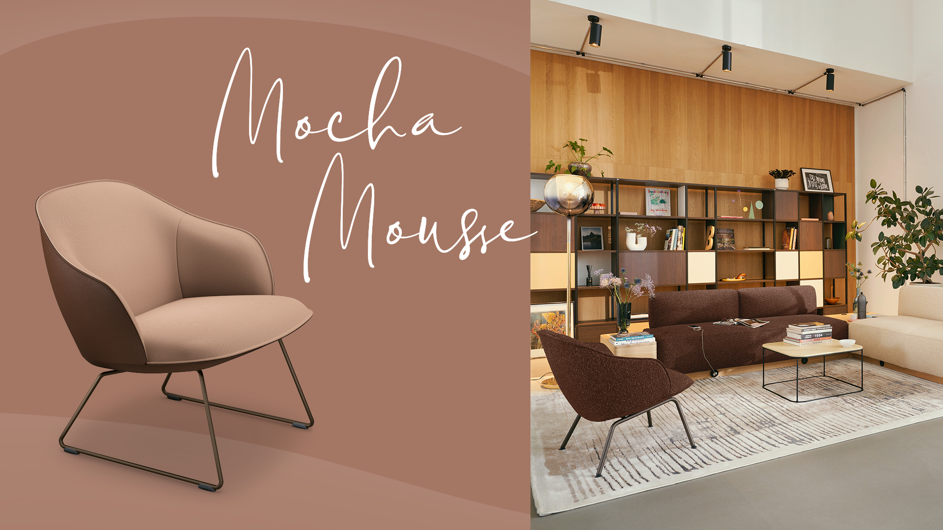 Mocha Mousse – Die Pantone Farbe 2025 trifft auf Sedus Smart Café