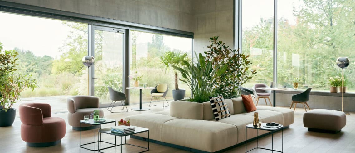 Ambiente creativo y agradable: la oficina se vuelve acogedora