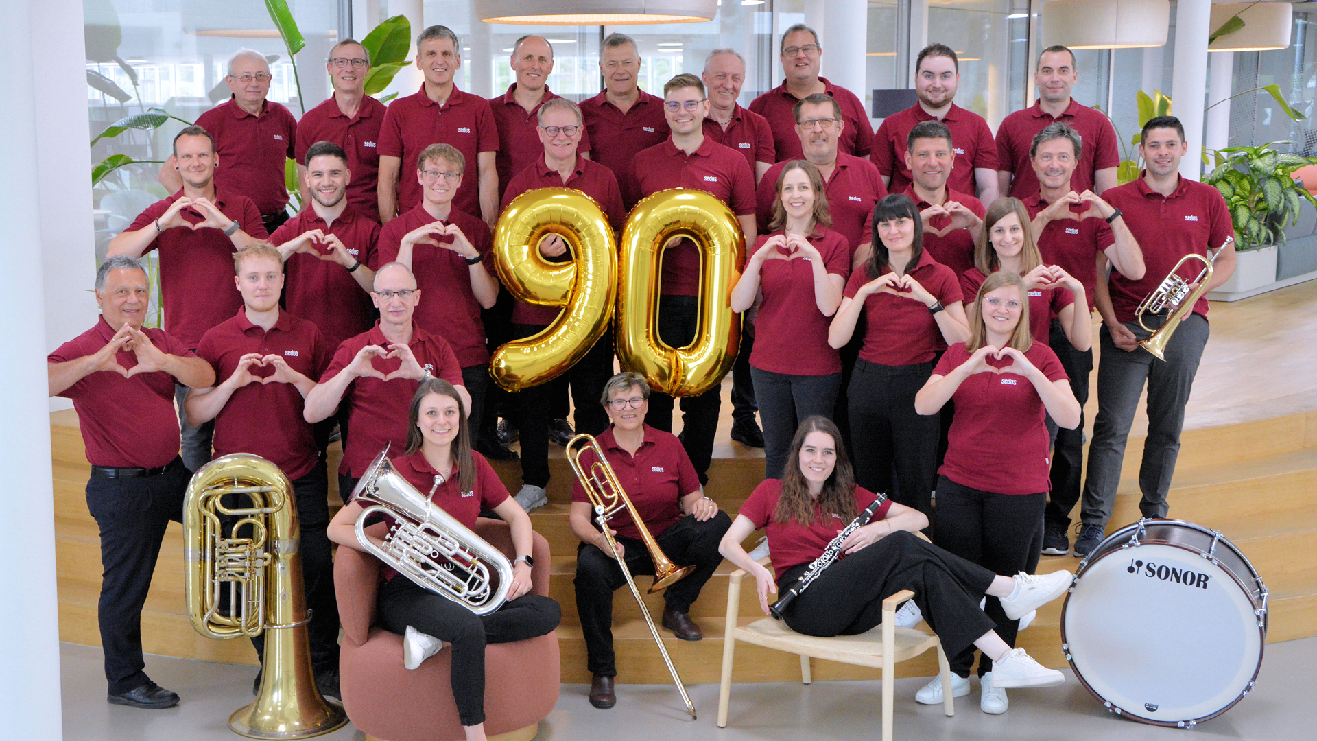 90 años de Sedus Werksmusik – un aniversario muy especial
