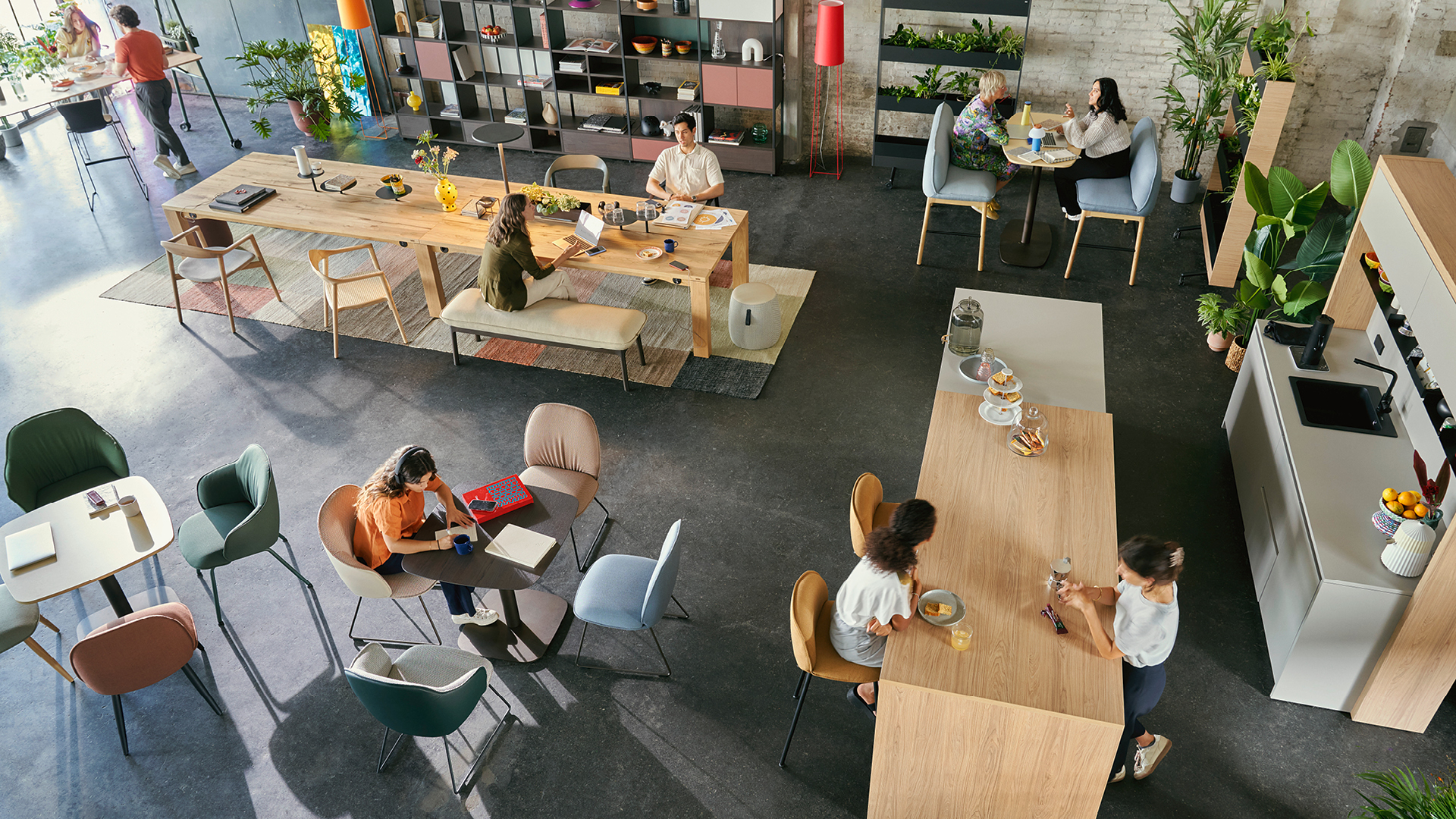 Les quatre archétypes du Work Café et leurs ambiances