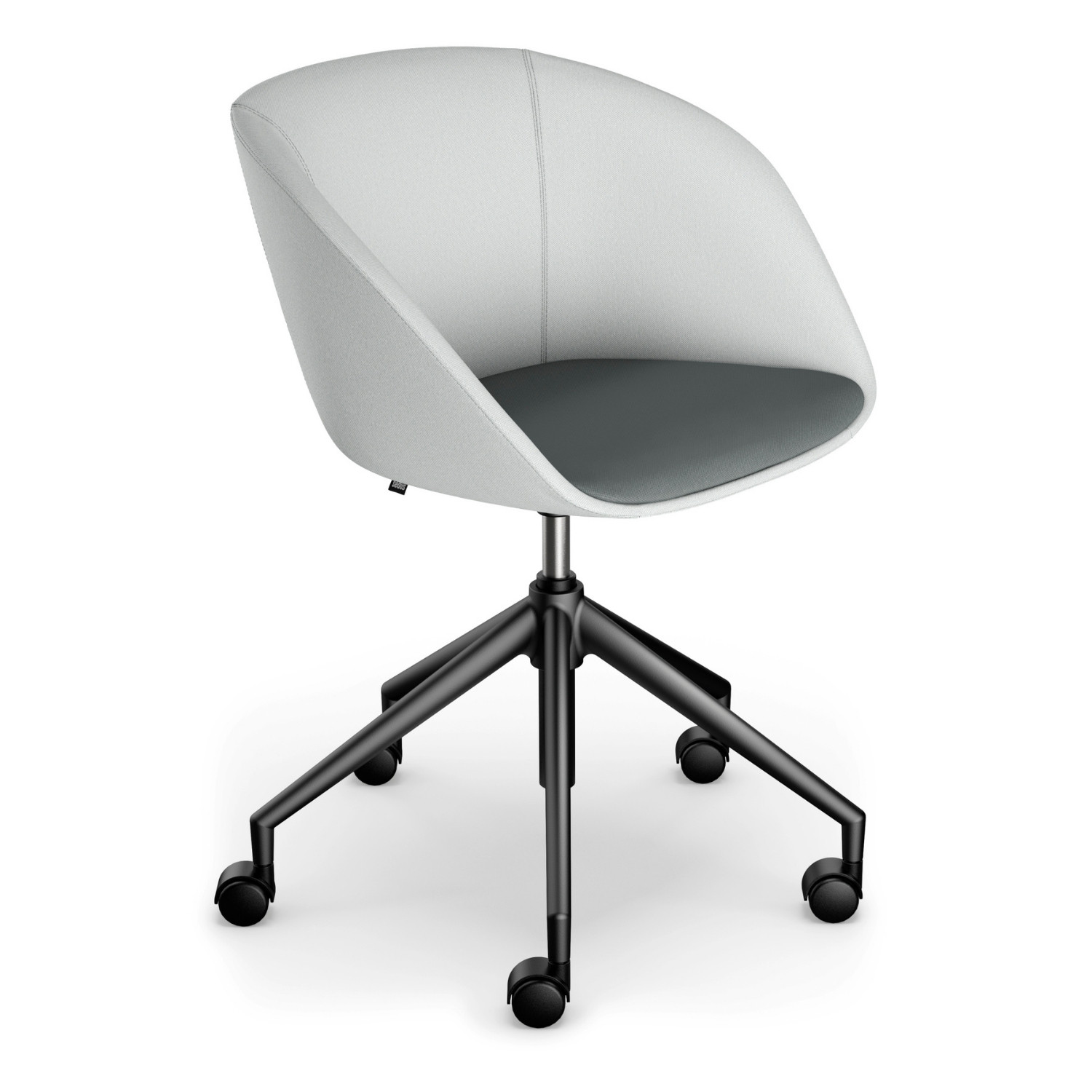 Sedus on spot cosy Bürostuhl, Schreibtischstuhl, wohnliches Design, bequeme Polsterung, integrierte Armablage, konfigurierbar