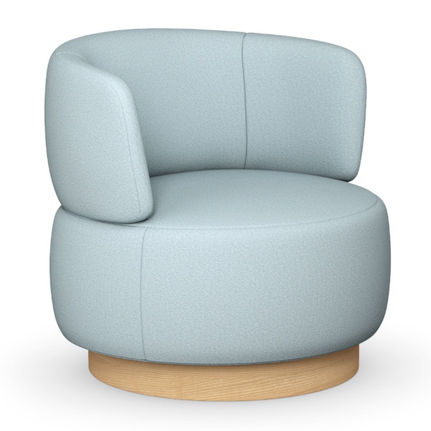 Sedus se:living Rundsessel, runder Sessel für Home Office oder Loungebereich, bequeme Polsterung, konfigurierbare Farbe, langlebiger Stoff